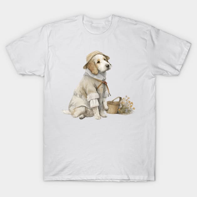 Puppy dog in outfit T-Shirt by VelvetEasel